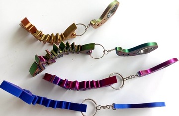 Keyspinner Keyrambit + Shark TikTok Key - брелок PINK FLUO