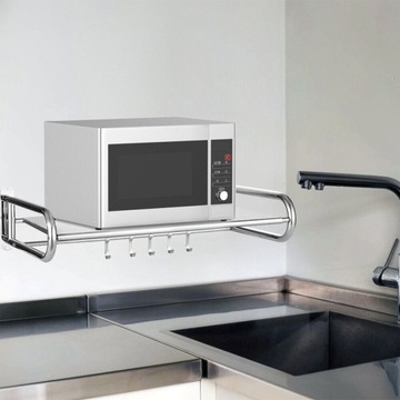 НАСТЕННАЯ ПОЛКА ДЛЯ МИКРОВОЛНОВОЙ ПЕЧИ КУХОННАЯ ПОЛКА ДЛЯ ХРАНЕНИЯ