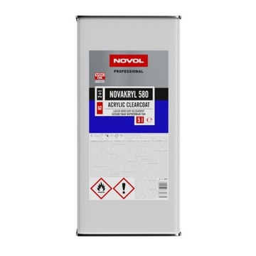 Novol lakier bezbarwny HS 580 5l+utw