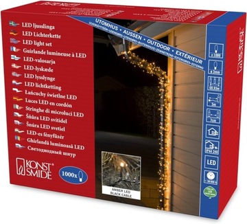 KONSTSMIDE 3648 Łańcuch świetlny LED IP44 1000 diod