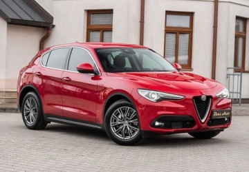 Alfa Romeo Stelvio SUV 2.2 Diesel 180KM 2017 Alfa Romeo Stelvio 2.2JTD 180KM Ledy Navi Camera Skora Full Serwis ASO No, zdjęcie 1