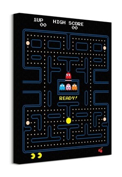 Obrazy z ścianę Pac-Man Maze Obraz na płótnie 40x50 cm