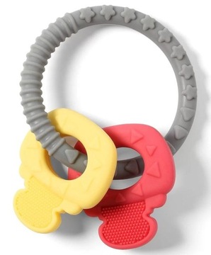 BABYONO Silikonowy gryzak Ortho klucze 0m+