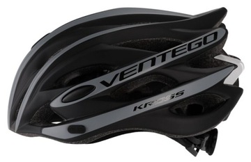 Велосипедный шлем Kross Ventego 004LBK черный/серый 58-61 см L