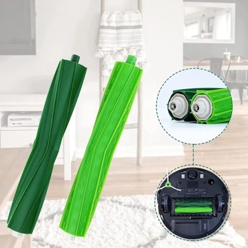ZESTAW SZCZOTEK WAŁKÓW GUMOWYCH ROOMBA iROBOT SERIA S9 I S9 + 2 SZTUKI