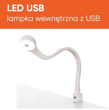1xLampka LED z usb do półkotapczanów BED CONCEPT