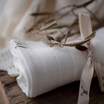 Бамбуковый муслиновый подгузник светло-серый 65х65 - My Memi