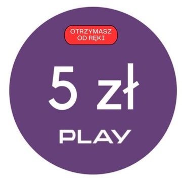 DOŁADOWANIE KOD PLAY 5 ZŁ W 5 MINUT OD RAZU