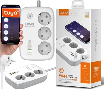 Listwa zasilająca WiFi TUYA SMART zdalnie sterowana LDNIO