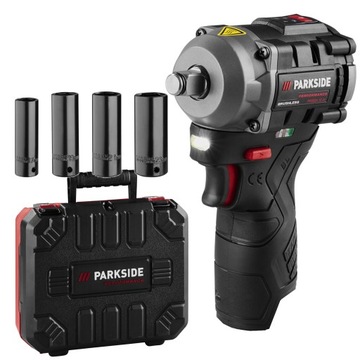 Klucz Udarowy PARKSIDE PERFORMANCE PPDSSA 12V 350 Nm Nasadki 17 19 21 23
