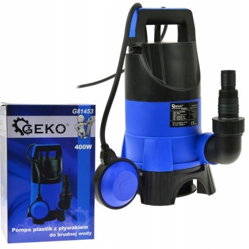 GEKO ZANURZENIOWA POMPA DO WODY BRUDNEJ Z PŁYWAKIEM 400W TYP 2 G81453