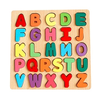 Montessori Puzzle Board Matching Gra Alfabet