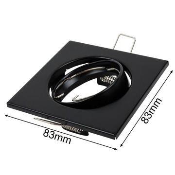 MOVABLE квадратный галогенный светильник + НАБОР светодиодов GU10 3,5 Вт