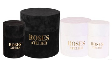 Цветочная коробка розовая ETERNAL ROSES от Roses Atelier