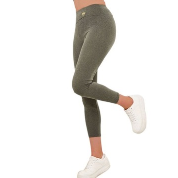 YY-654TD GREEN ZIELONE LEGGINSY 3XL/4XL