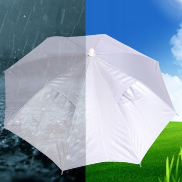 ЗОНТ НА ​​ГОЛОВУ ДЛЯ СОЛНЦА, ВЕТРА, ДОЖДЯ, ШАПКИ