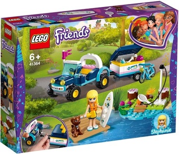 Klocki LEGO Friends 41364 - Łazik z przyczepką Stephanie