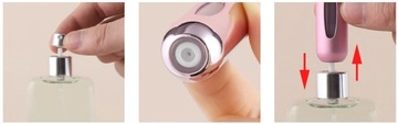 Распылитель духов Rossmann, мини-контейнер для переливания в сумку, ТВЕРДЫЙ
