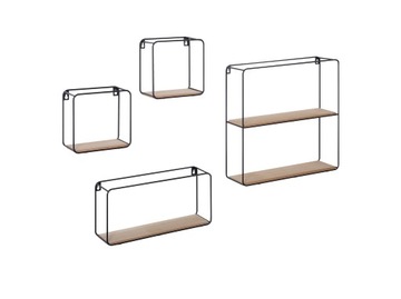 Beliani BRITO книжный шкаф 38 см x 39 см x 9 см черный