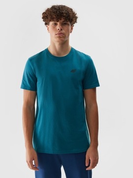 4F ФУТБОЛКА МУЖСКАЯ, СПОРТИВНАЯ ФУТБОЛКА ИЗ ХЛОПКА SS24