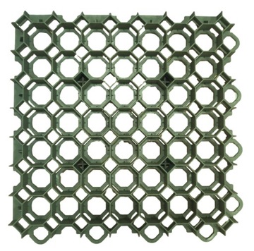 SOLID парковочная решетка GEOCRAT 50x50 для уклона газона Green PLATE