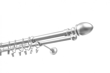 KARNISZ METAL 25+19 mm podwójny SREBRNY ZŁOTY 440