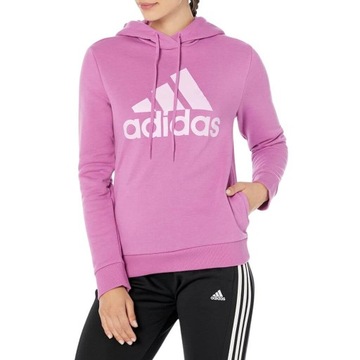 Bluza damska z kapturem ADIDAS Performance młodzieżowa dresowa różowa XS