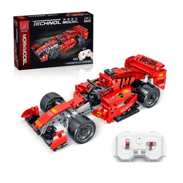 Klocki Konstrukcyjne Auto Wyścigówka Formuła F1 RC zdalnie sterowana