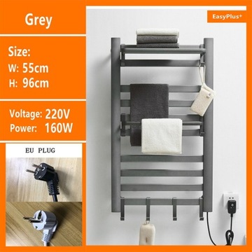 SZARY 0333-1 styl Prawidłowy Podgrzewacz do stojak