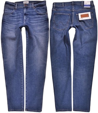 WRANGLER spodnie TAPERED jeans RIVER _ W38 L32