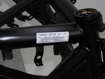 YAMAHA FZ1 FZS 1000 FAZER 01-05 РАМА + КОМПЛЕКТ ДОКУМЕНТОВ