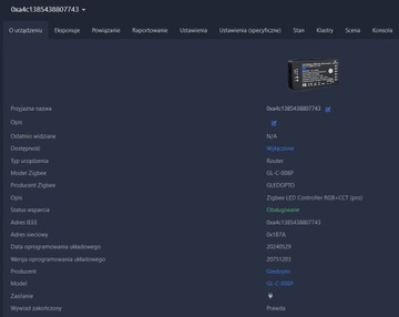 Контроллер MINI 5 в 1 ZigBee для умных светодиодных лент Home Assistant Hue TUYA