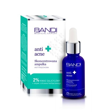 BANDI ANTI ACNE ampułka antytrądzikowa 30 ml + 3 x próbka innego kosmetyku