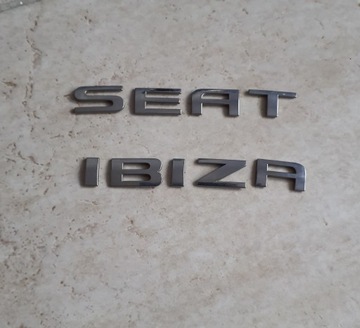 SEAT IBIZA 3 III ZNAK ZNAKY LOGO ZADNÍ KRYT
