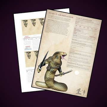 Bullywugs - Żabołaki - 4 figurki do RPG (D&D, Pathfinder) - skala 32 mm