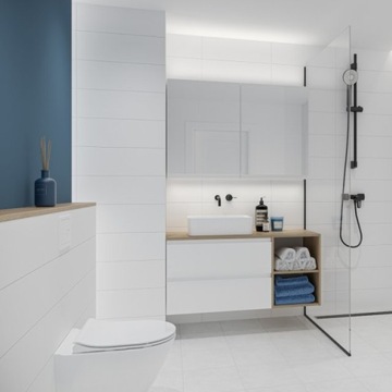 PŁYTKI ŚCIENNE SIMPLE ART biały POŁYSK 20x60