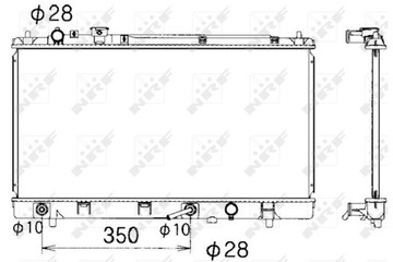 CHLADIČ MAZDA PREMACY 1,9/2,0 99-