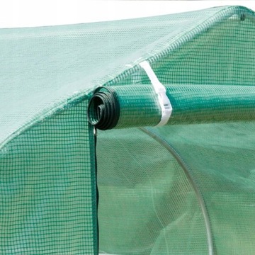 TUNEL FOLIOWY ogrodowy SZKLARNIA FOLIOWA na warzywa NAMIOT OGRODNICZY 6m2