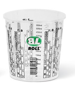 BOLL POJEMNIKI PLASTIKOWE Z PODZIAŁKĄ 650ml