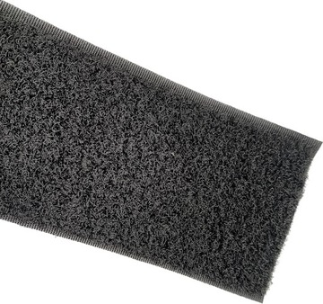 Taśma rzep samoprzylepny czarny klej Premium 20mm x 25m PĘTELKA flausz