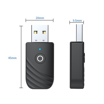 АДАПТЕР BLUETOOTH AUX ПЕРЕДАТЧИК ПРИЕМНИК USB 5.0