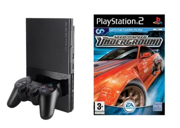 PlayStation2 PS2 + NFS Underground
