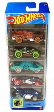 HOT WHEELS 5 PAK AUTEK ZESTAW STREET BEATS HFV91