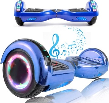 ЭЛЕКТРИЧЕСКИЙ СКЕЙТБОРД HOVERBOARD 6,5 ДЮЙМОВ BT LED, ГАРАНТИЯ 3 ГОДА, КОРПУС 800