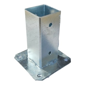 PODSTAWA SŁUPA 60x60mm PRZYKRĘCANA DO BETONU WSPORNIK KOTWA MOCNA
