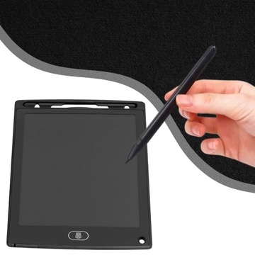 ГРАФИЧЕСКИЙ ПЛАНШЕТ 8,5 ДЮЙМОВ ДЛЯ РИСОВАНИЯ ПИСЬМЕННОЙ ДОСКИ, ЧЕРНЫЙ, В ПОДАРОК