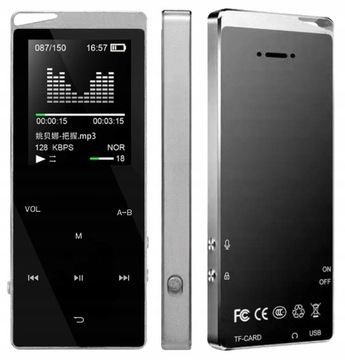Odtwarzacz MP4 X03 8GB bluetooth głośnik MP3 srebrny