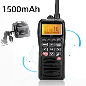 Морское радио GPS Retevis RM40(черный, 1 шт.)