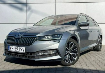 Skoda Superb III Kombi Facelifting 2.0 TSI 190KM 2021 Skoda Superb Salon Polska Automat Skora Kamera Navi Parktronic Led, zdjęcie 1