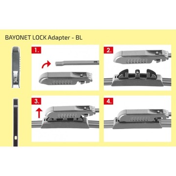 Адаптер Alca для щеток стеклоочистителя T5 BAYONET LOCK